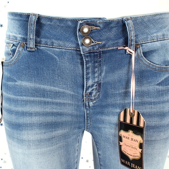 Cropped Rolled Cuff Skinny Jeans - Picture 3 of 8